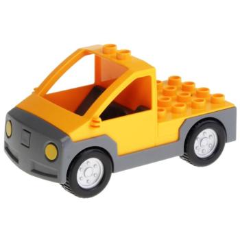 LEGO Duplo - Vehicle Truck Pickup 47438c01 Bright Light Orange